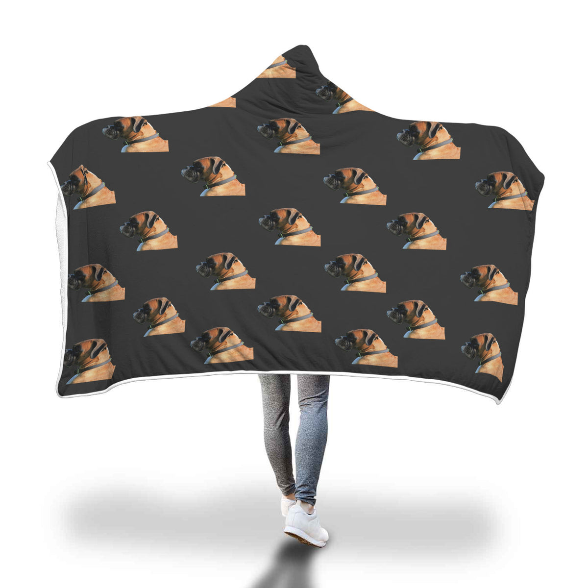 Boxer Hooded Blanket