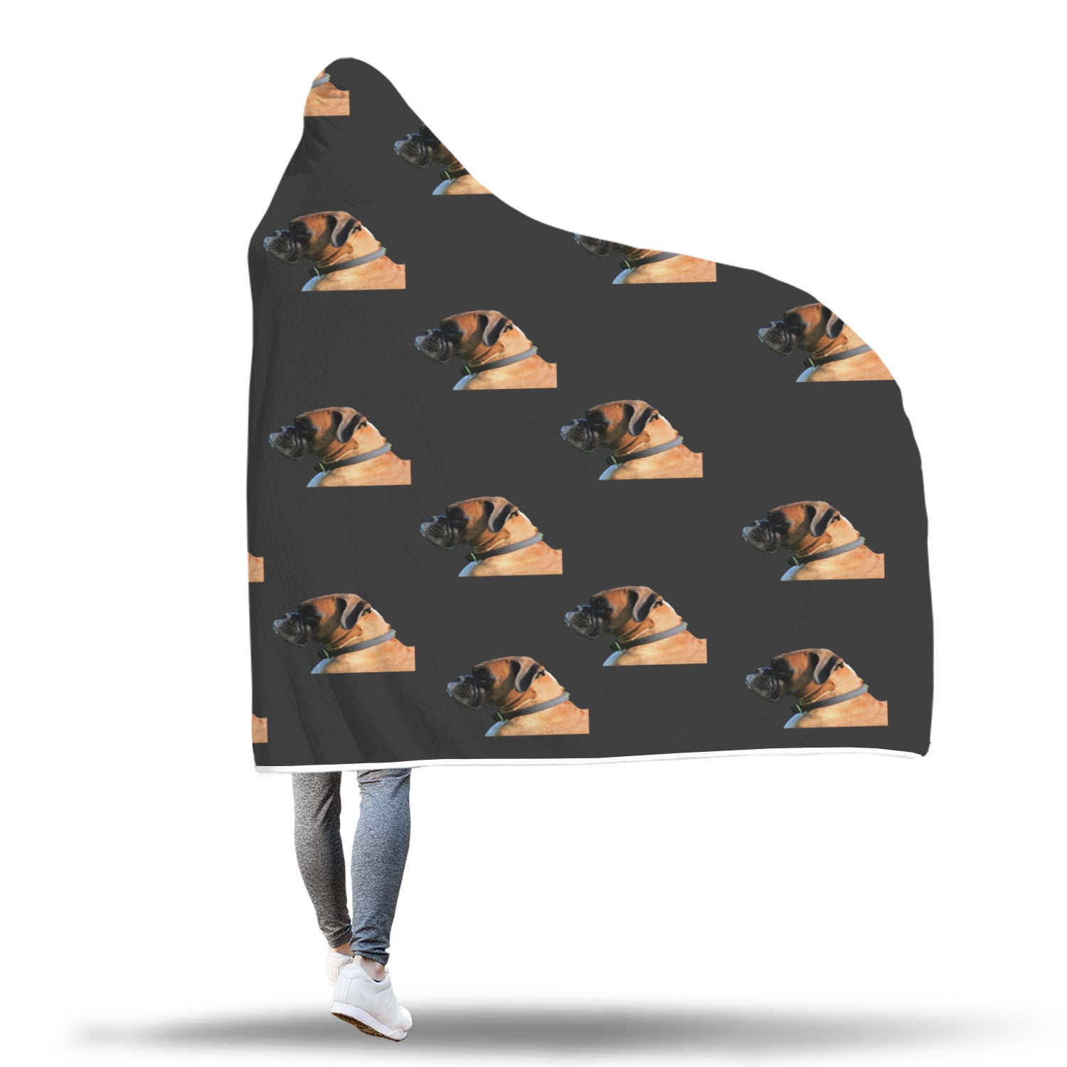 Boxer Hooded Blanket