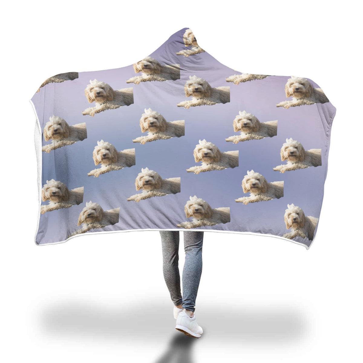 Cockapoo Hooded Blanket