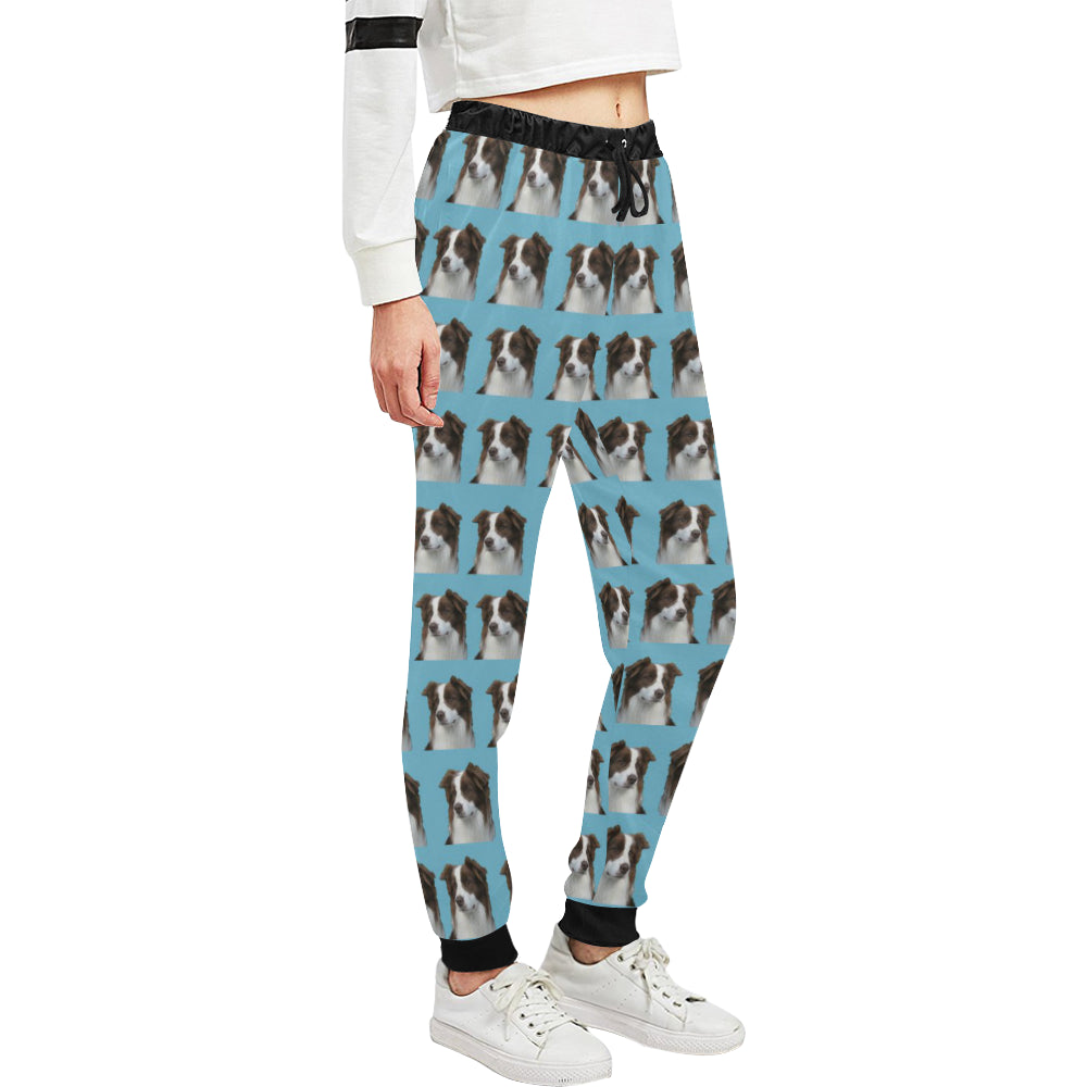 Border Collie Pants - Chocolate & White