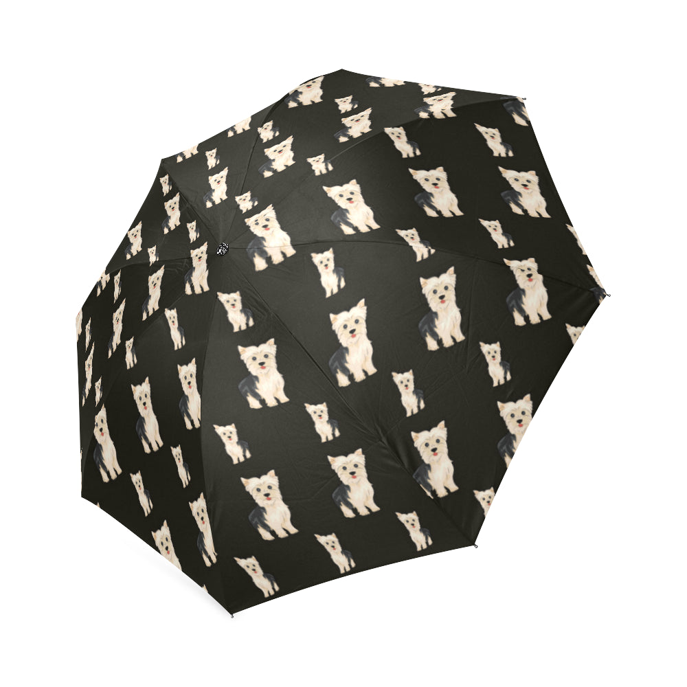 Yorkie Umbrella - Black