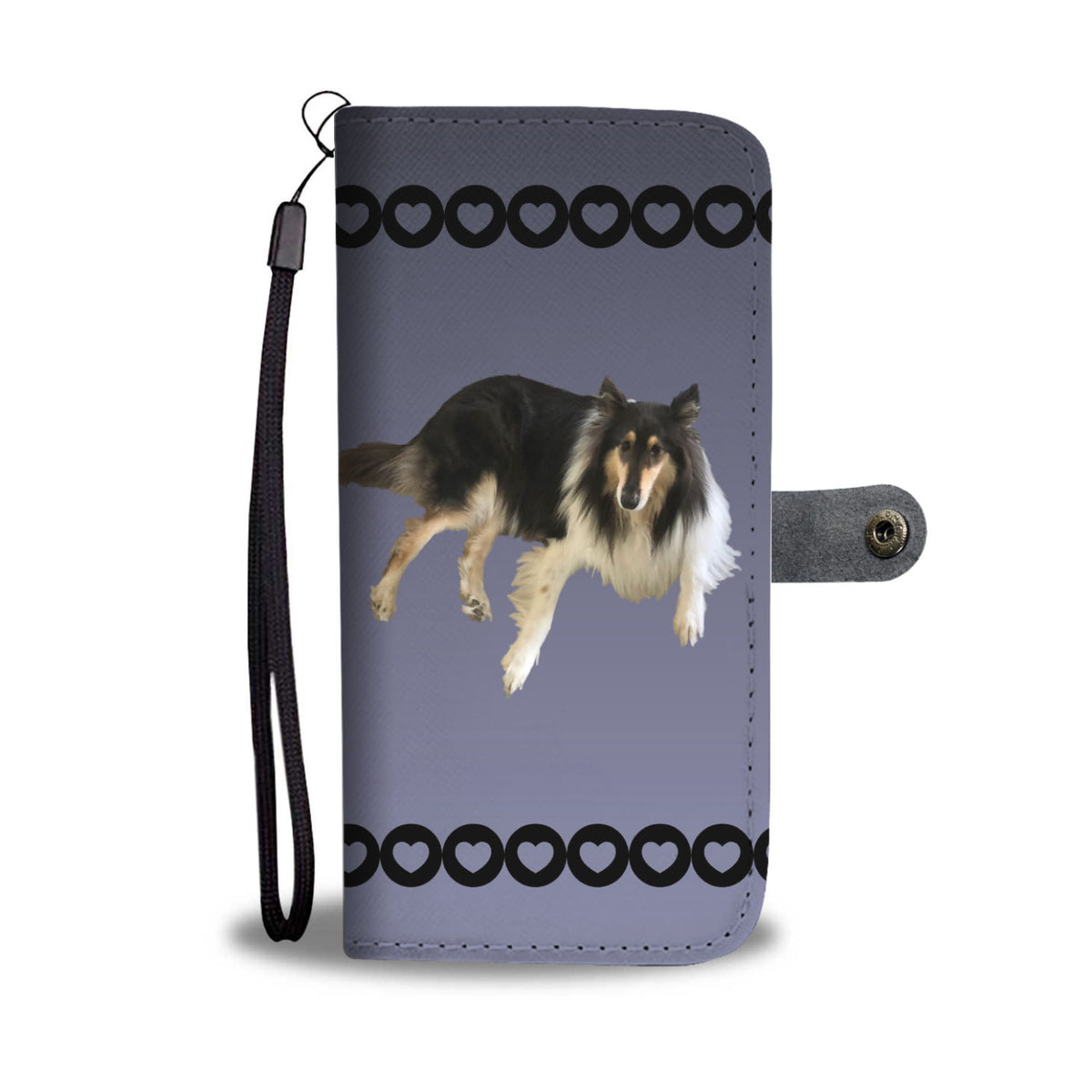 Jasper Rough Collie Phone Case Wallet