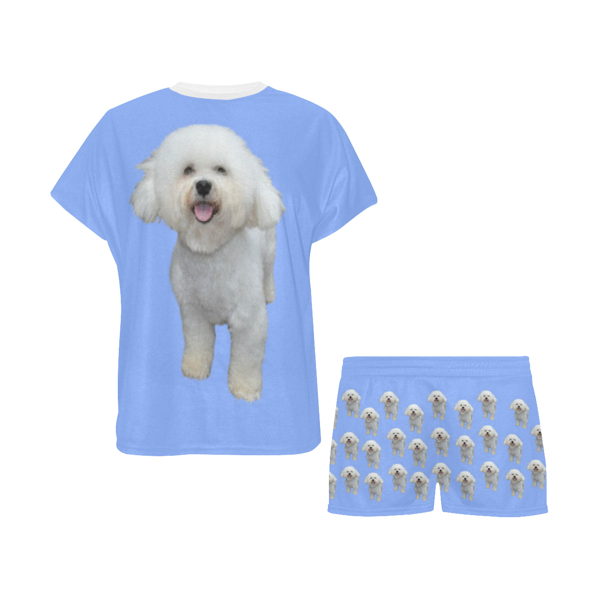 2 Piece Bichon Pj Set - Blue