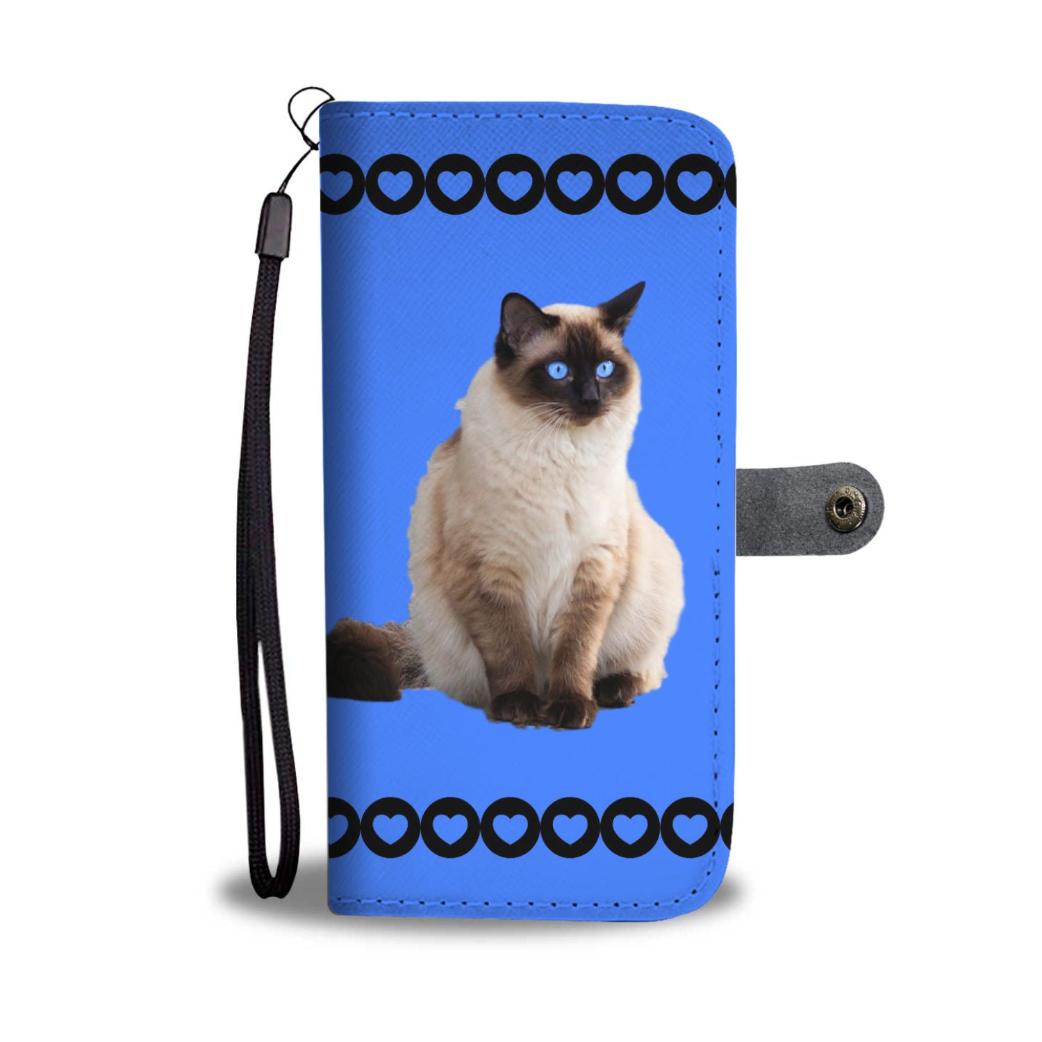 Siamese Cat Phone Case Wallet