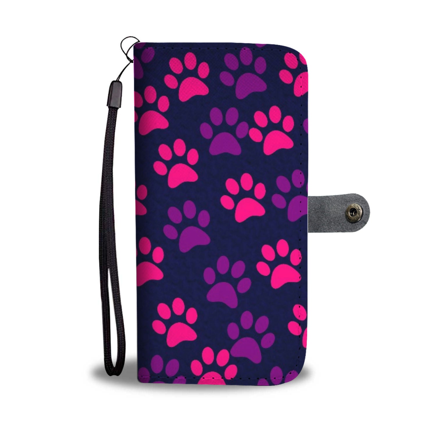 Briard Phone Case Wallet - Pink
