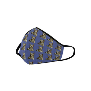 Chihuahua Cloth Face Cover - Blue