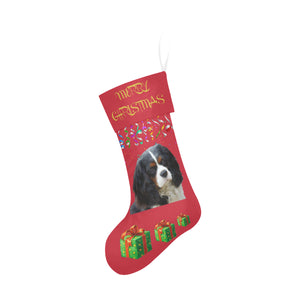 Cavalier King Charles Spaniel Christmas Stocking - Tri