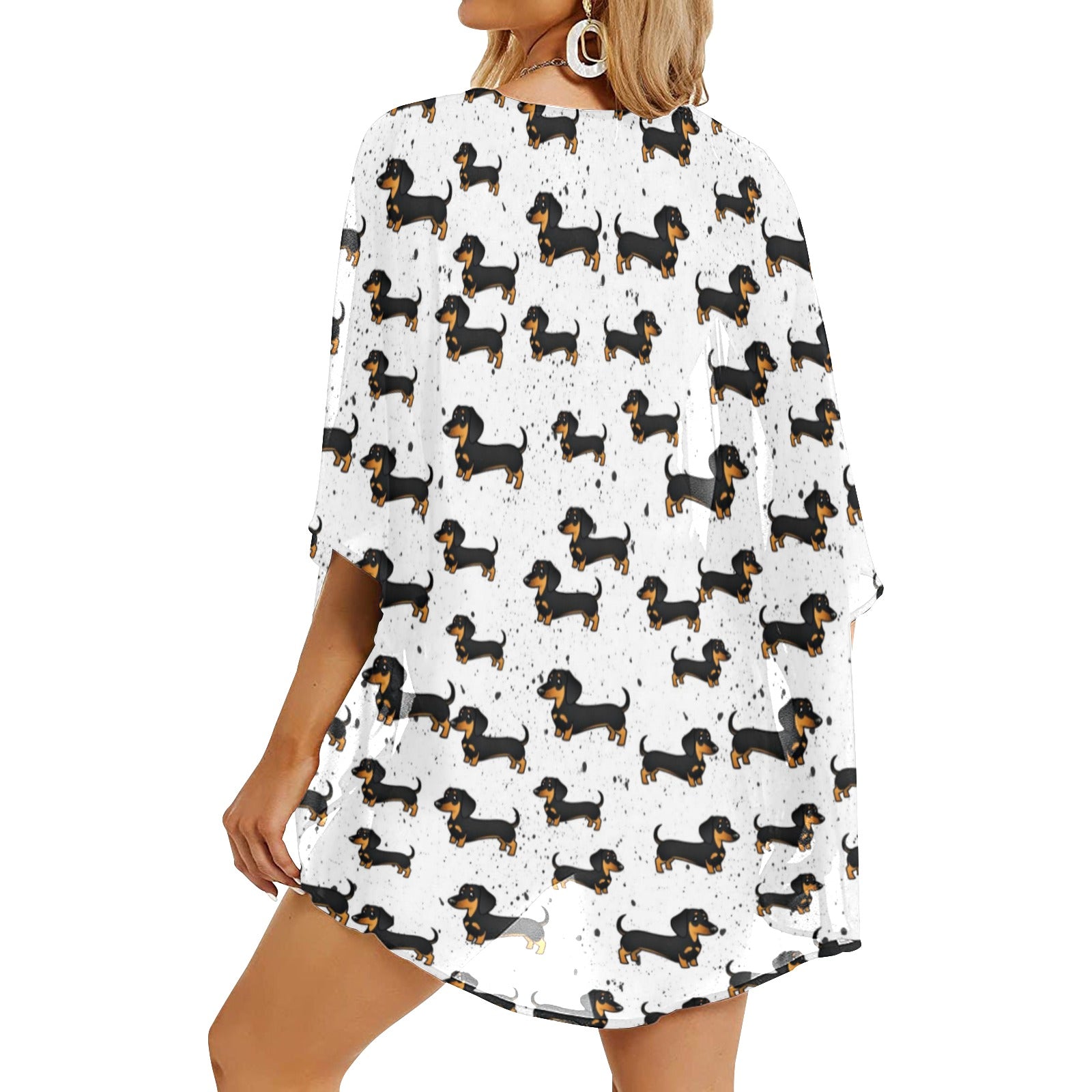 Dachshund Chiffon Cover Up