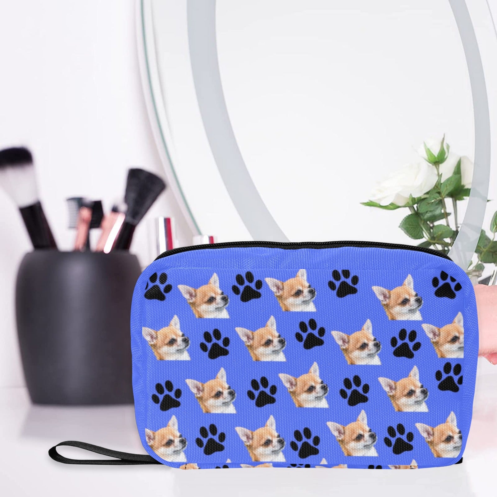 Chihuahua & Paws Toiletry Bag