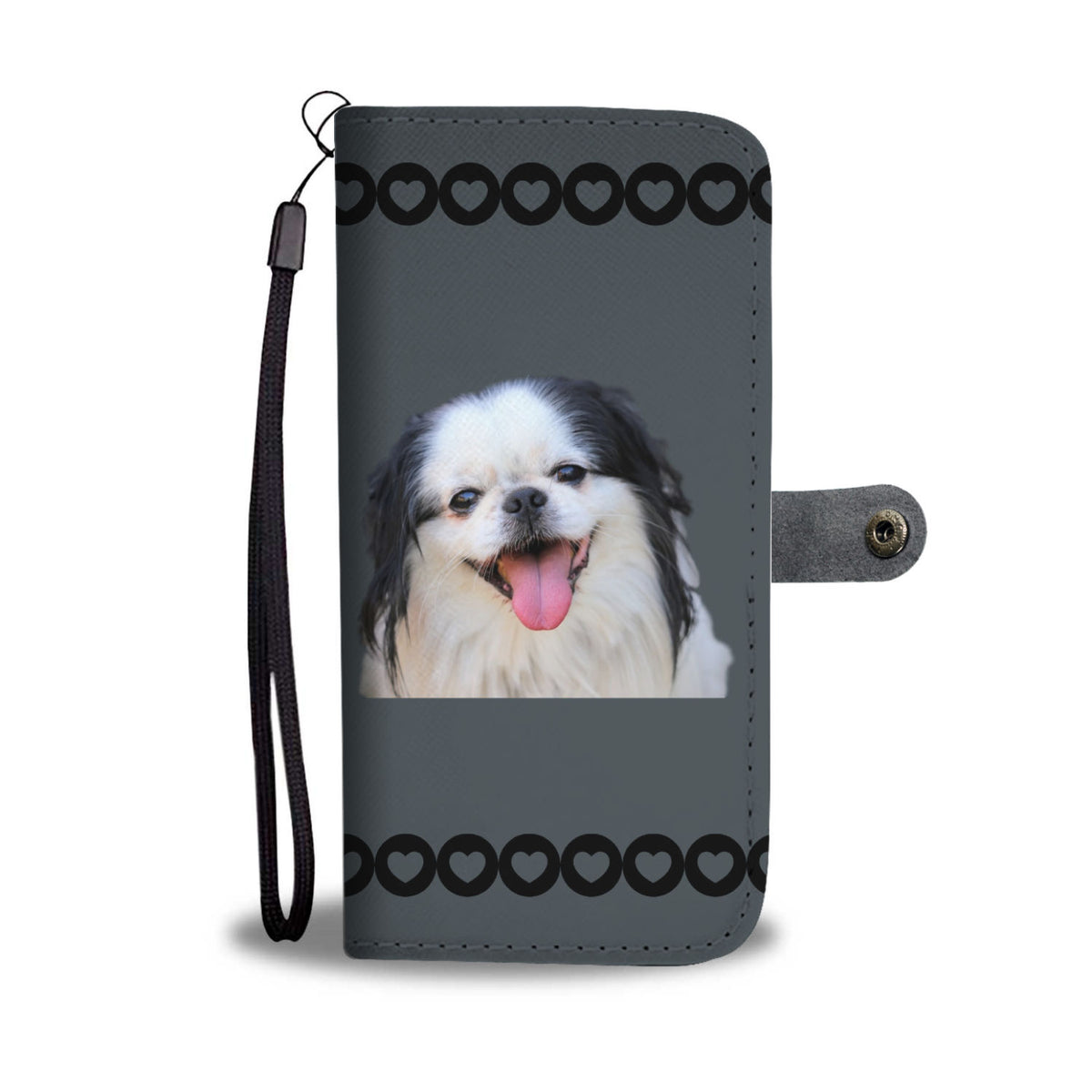 Japanese Chin Phone Case Wallet 2