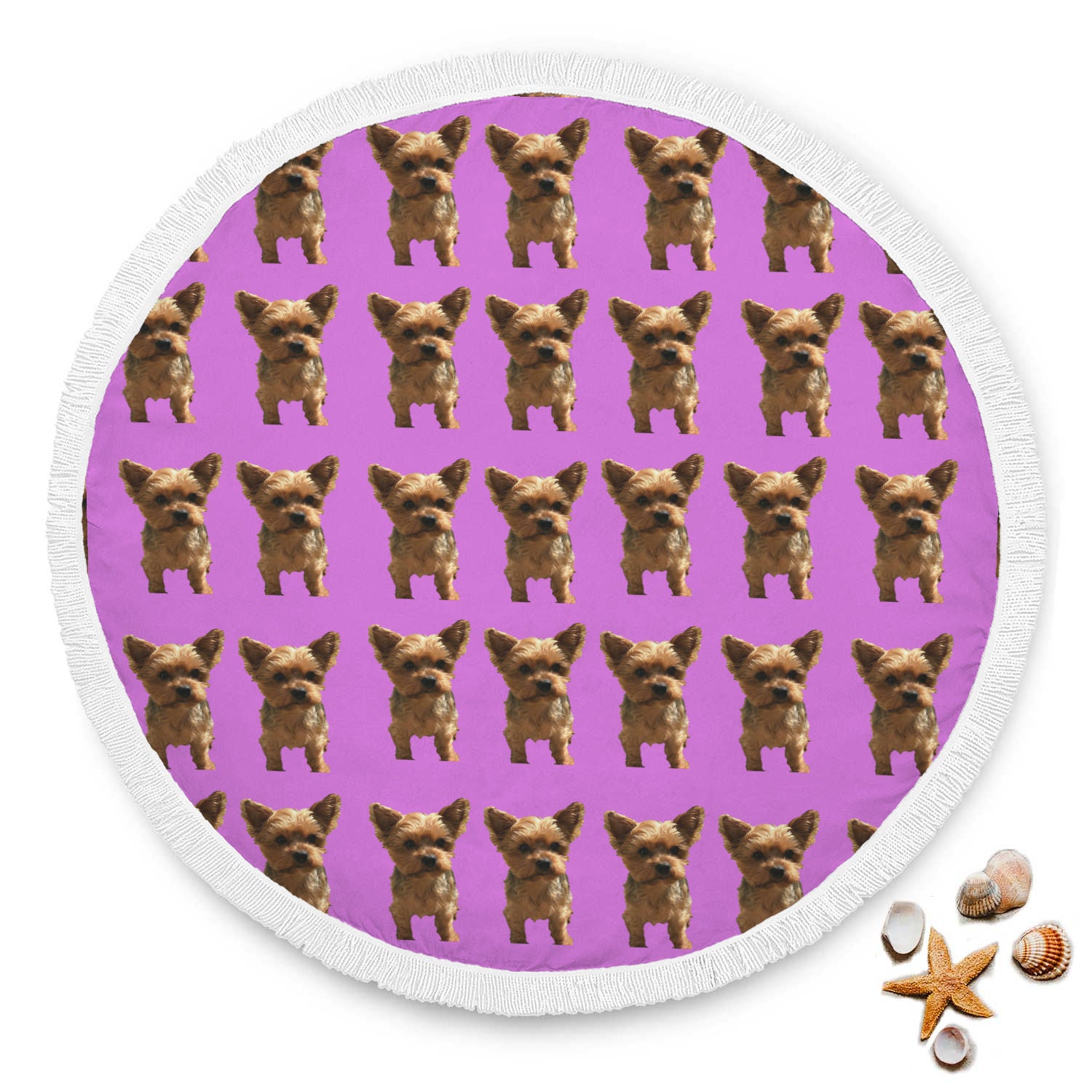 Yorkshire Terrier Beach Blanket