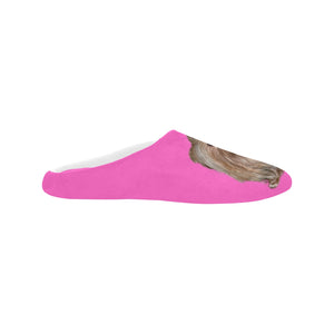 Nicole's Yorkie Slippers - Pink