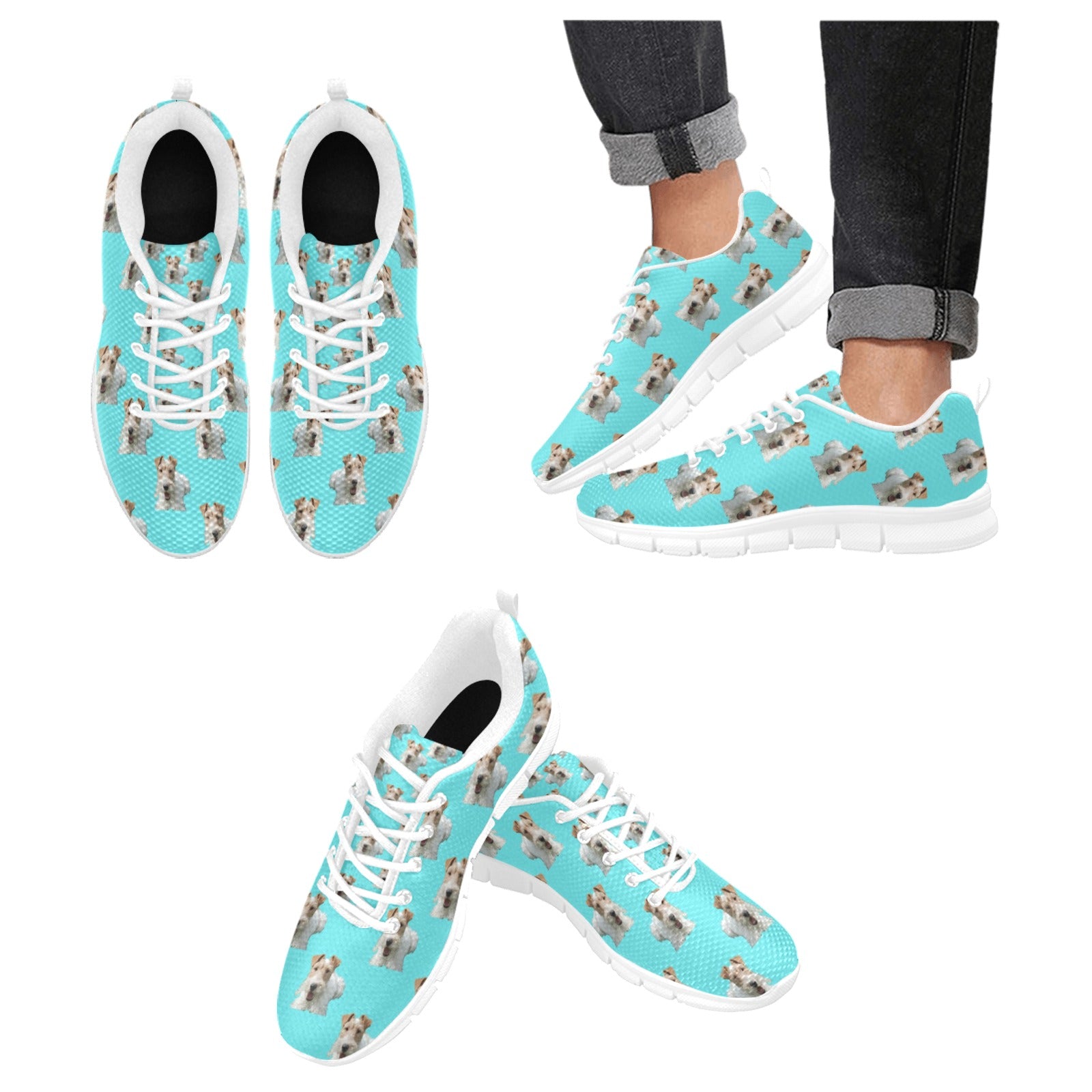 Wire Fox Terrier Sneakers