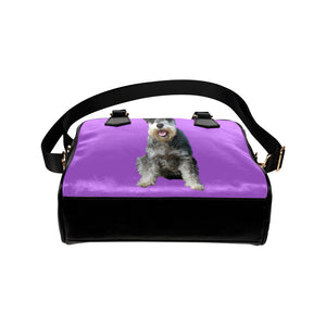 Schnauzer Shoulder Bag - Purple