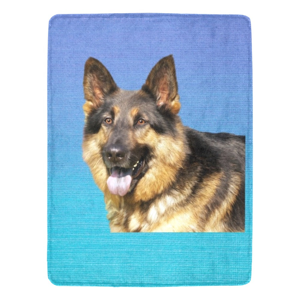 German Shepherd Micro Fleece Blanket