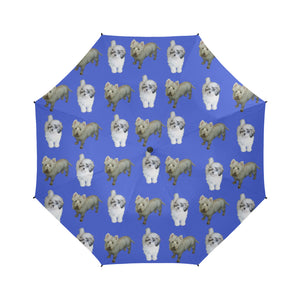 Westie & Shih Poo Umbrella - Semi Automatic