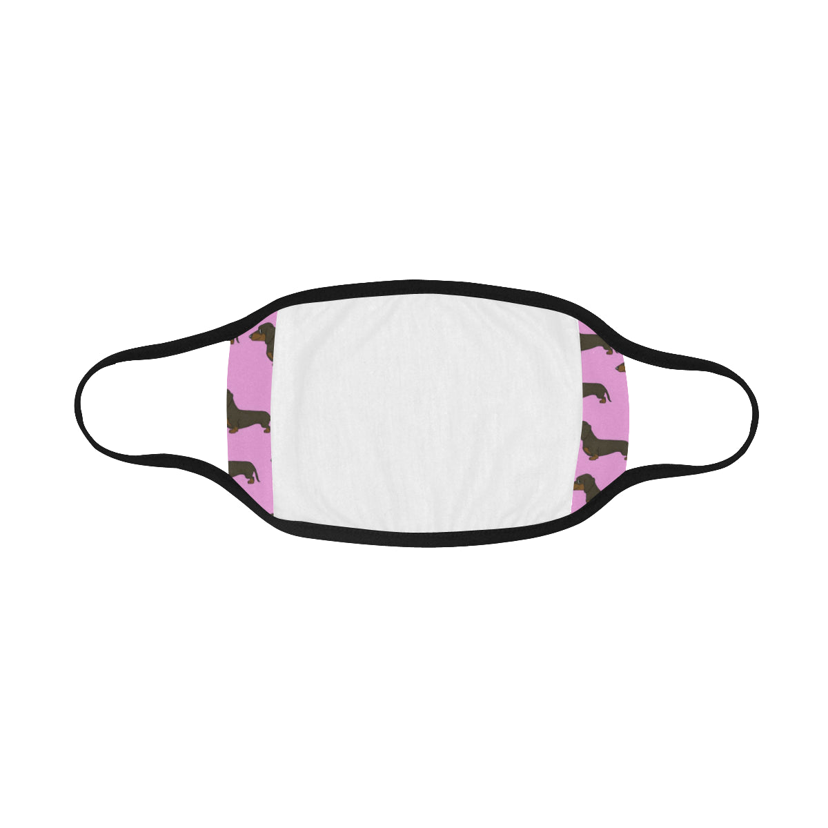 Dachshund Cloth Face Cover - Pink