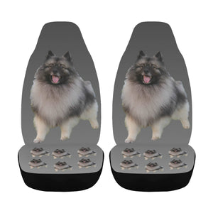 Keeshond Car Seat Covers (Set of 2) - Airbag Compatible