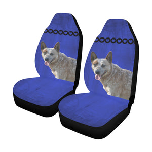 Australian Cattle Dog Car Seat Covers (Set of 2) - Blue