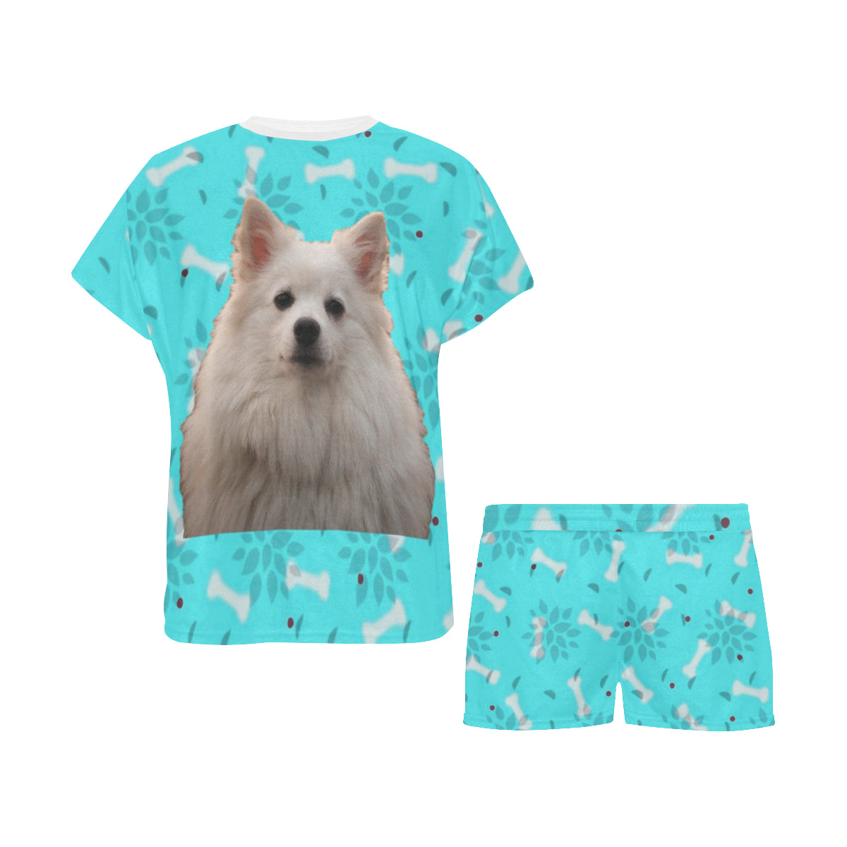 2 Piece Japanese Spitz PJ Set