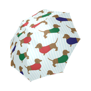 Dachshund Umbrella -multicolor