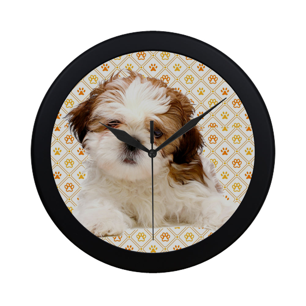 Shih Tzu Clock