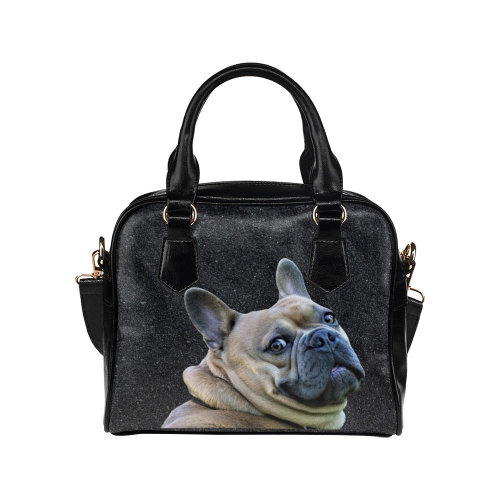 French Bulldog Shoulder Bag - Black