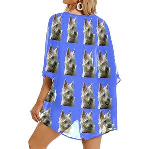 Cairn Terrier Chiffon Cover Up