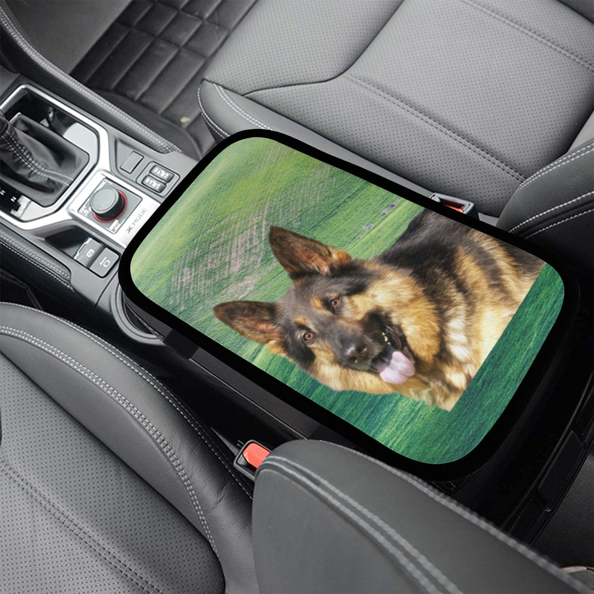 German Shepherd Car Console Cover