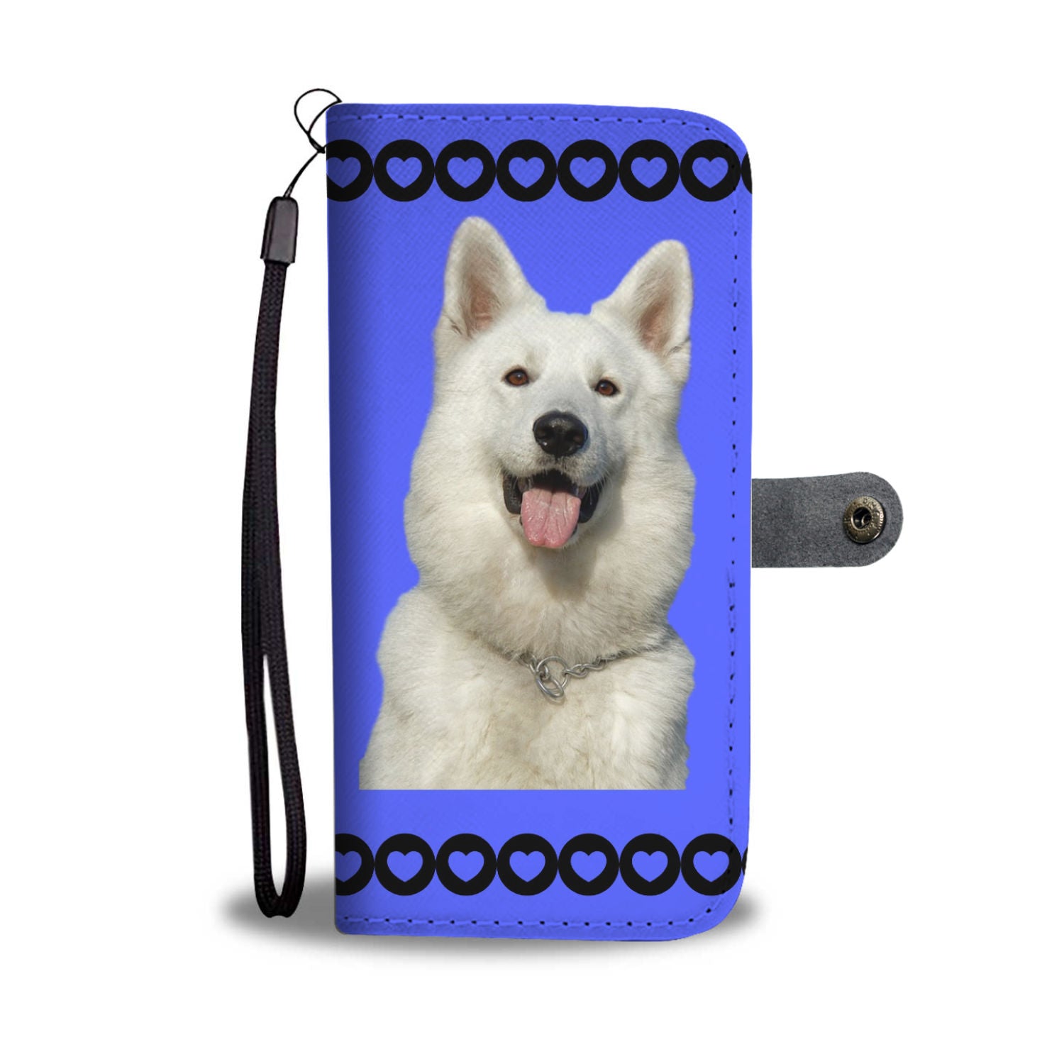 White Swiss Shepherd Phone Case Wallet