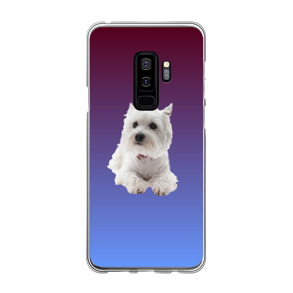 Westie Back Printed Transparent Soft Phone Case