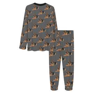 German Shepherd Long Tee Pajama Set