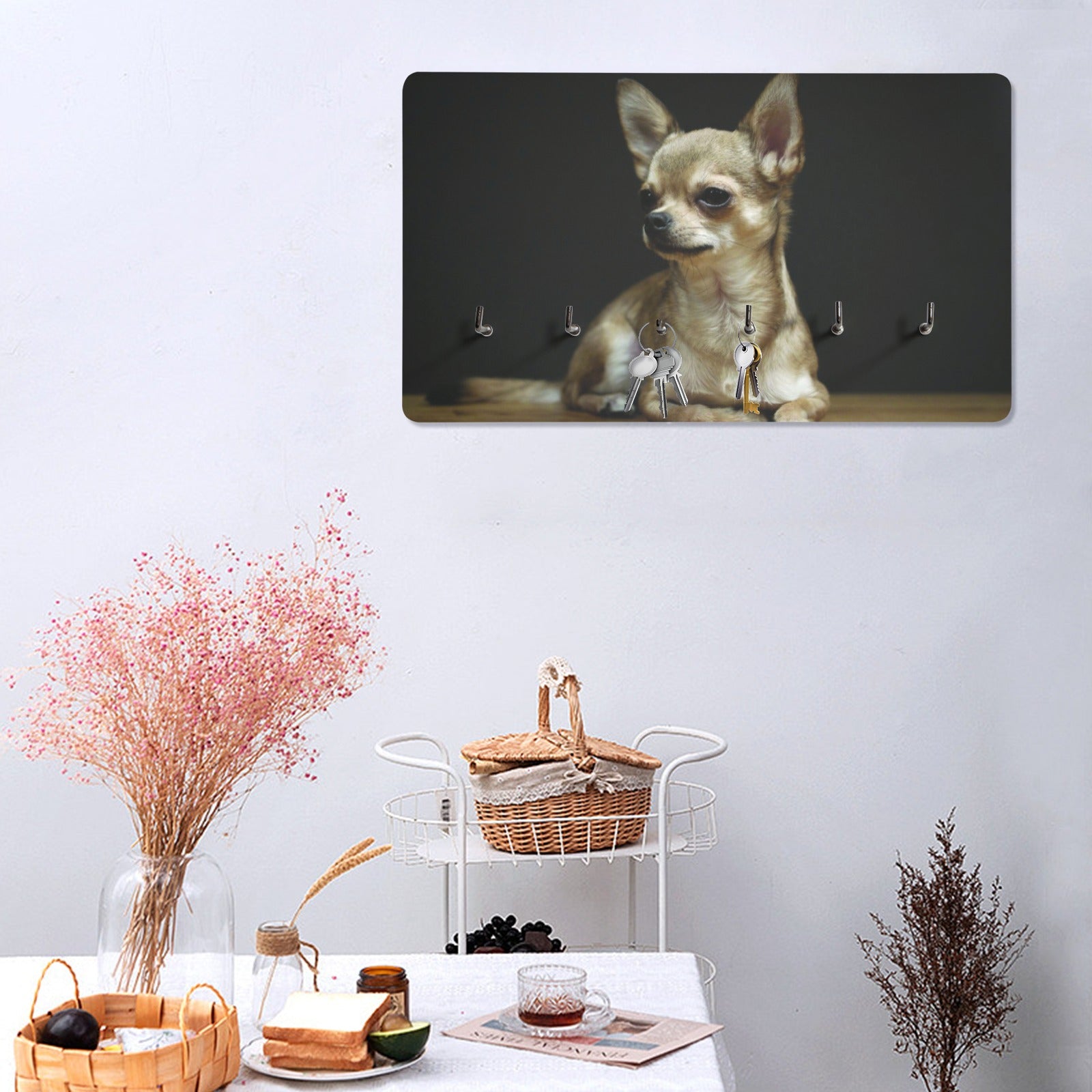 Chihuahua Wall Mounted Key Holder