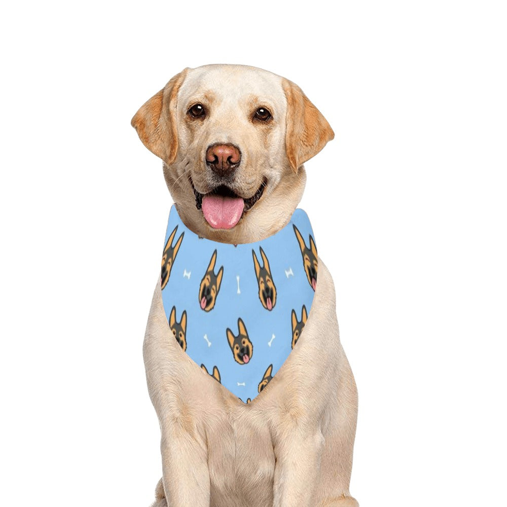 German Shepherd Pet Bandana - Cartoon