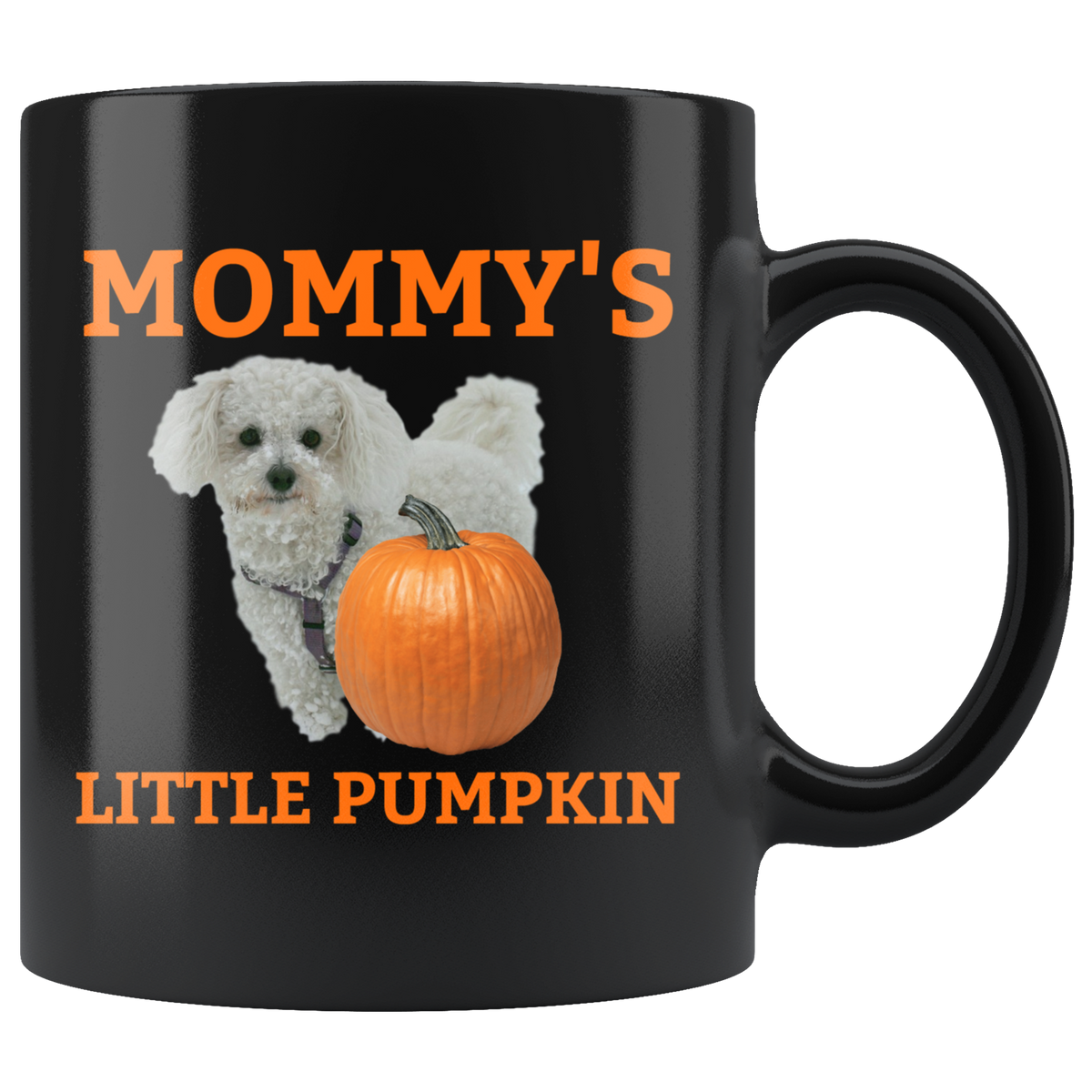 Mommy&#39;s Little Pumpkin Mug - Bichon