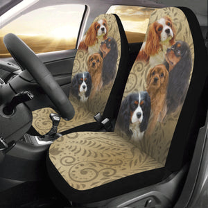 Cavalier King Charles Spaniel Car Seat Covers -4 (Set of 2)