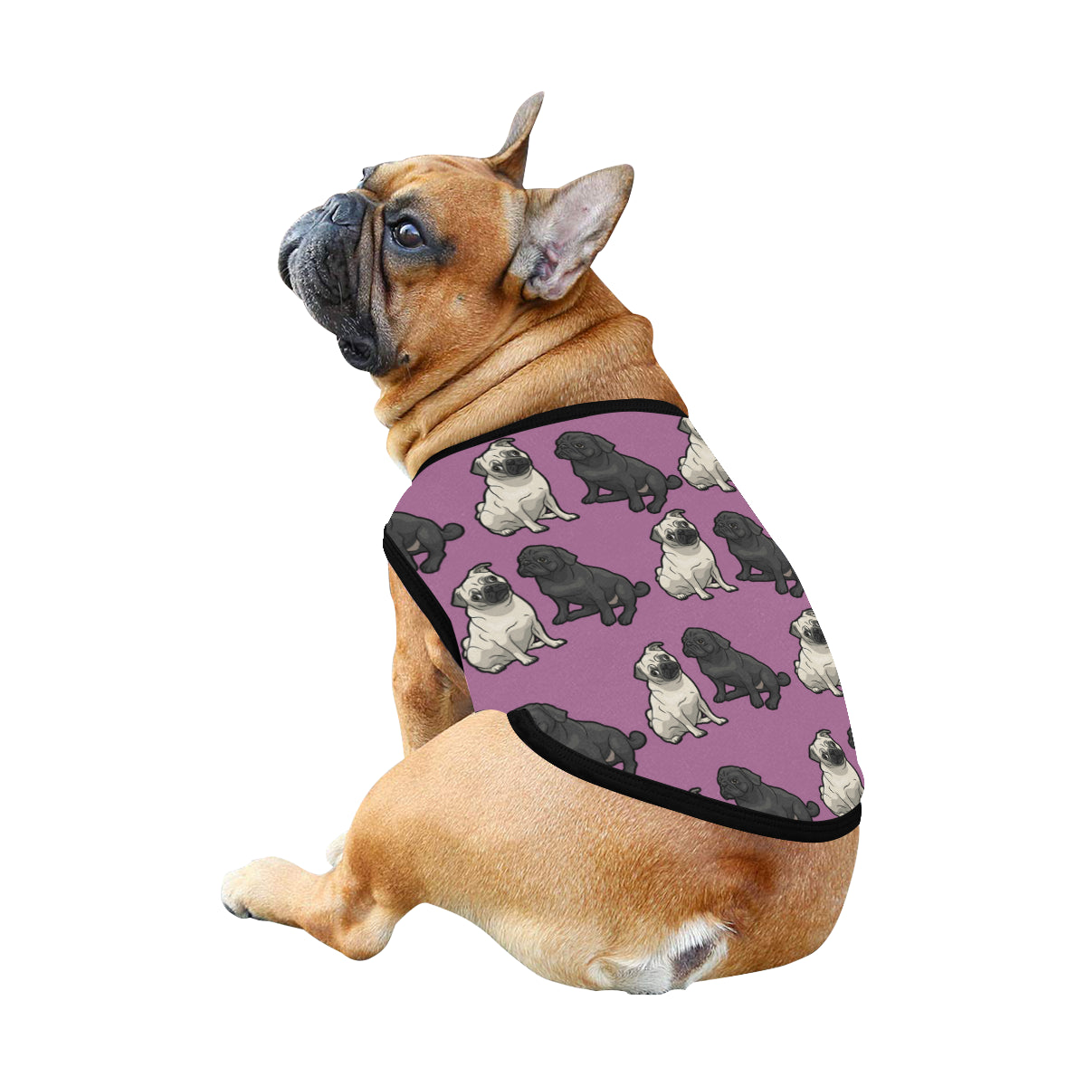 Pug Doggie Tank Top Cartoon