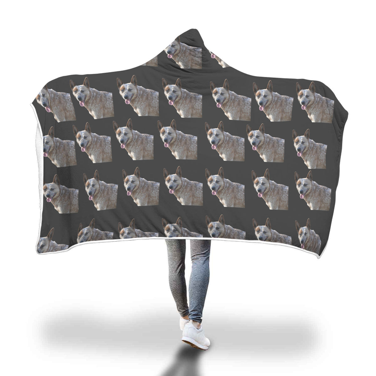 Australian Cattle Dog Hooded Blanket