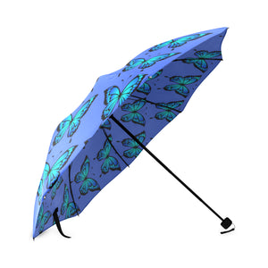 Butterfly Umbrella - Blue
