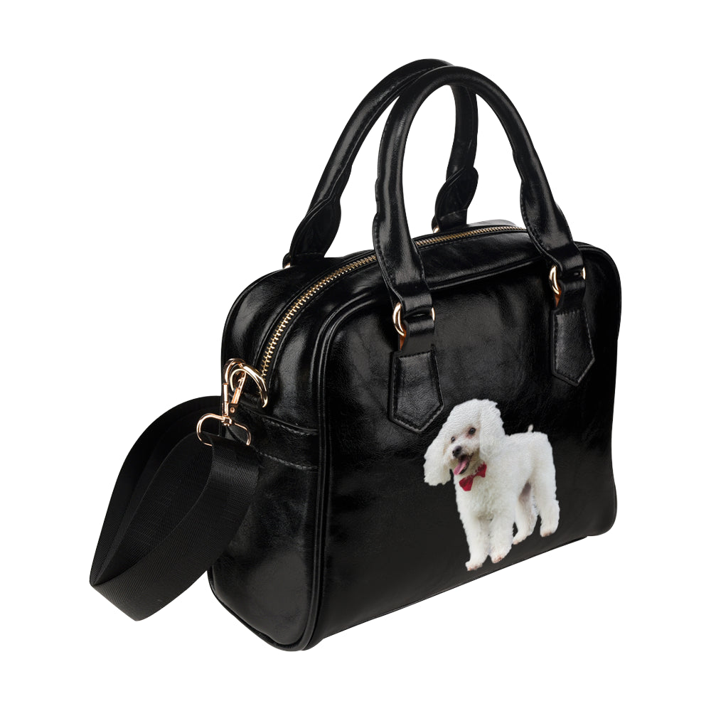 Poodle Shoulder Bag - White