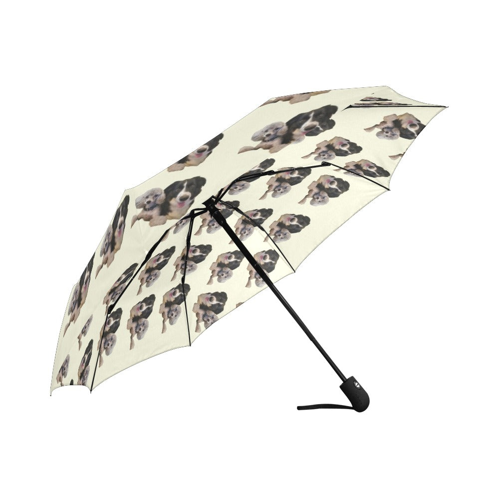 Border Collie & Poodle Umbrella - Automatic Suzanna