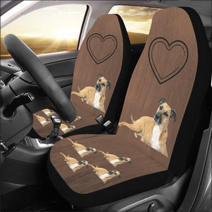 Black Mouth Cur Car Seat Covers (Set of 2)