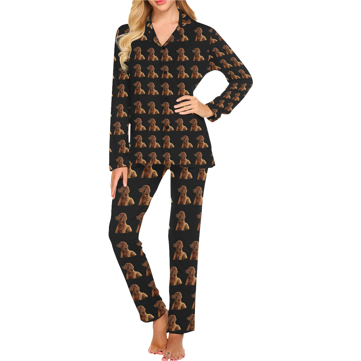 2 Piece Irish Setter Long PJ Set