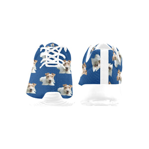 Wire Fox Terrier Sneakers - Blue