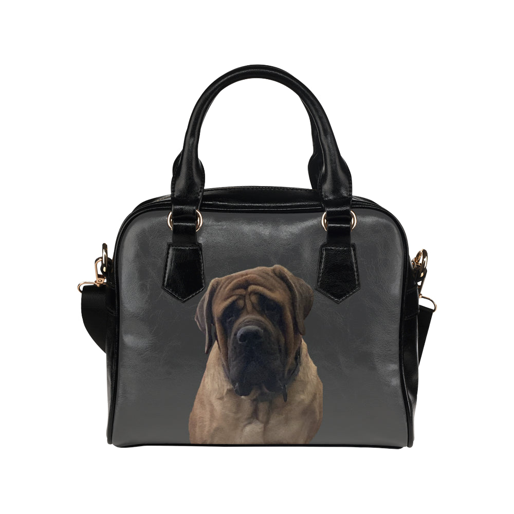 English Mastiff Shoulder Bag - Grey