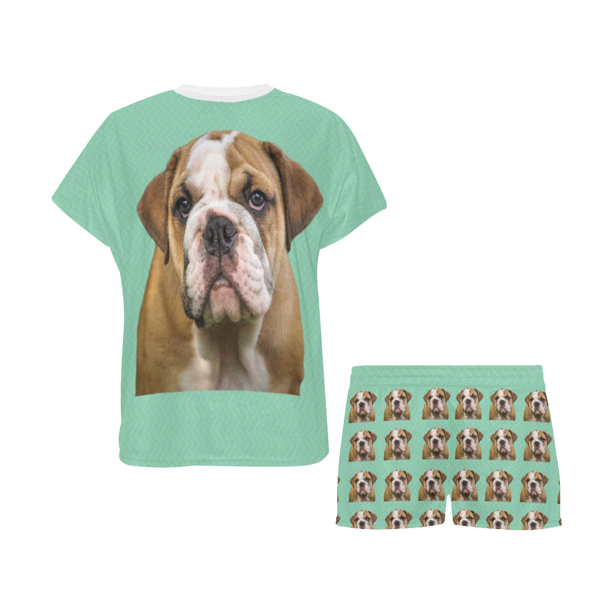 2 PIece English Bulldog PJ Set