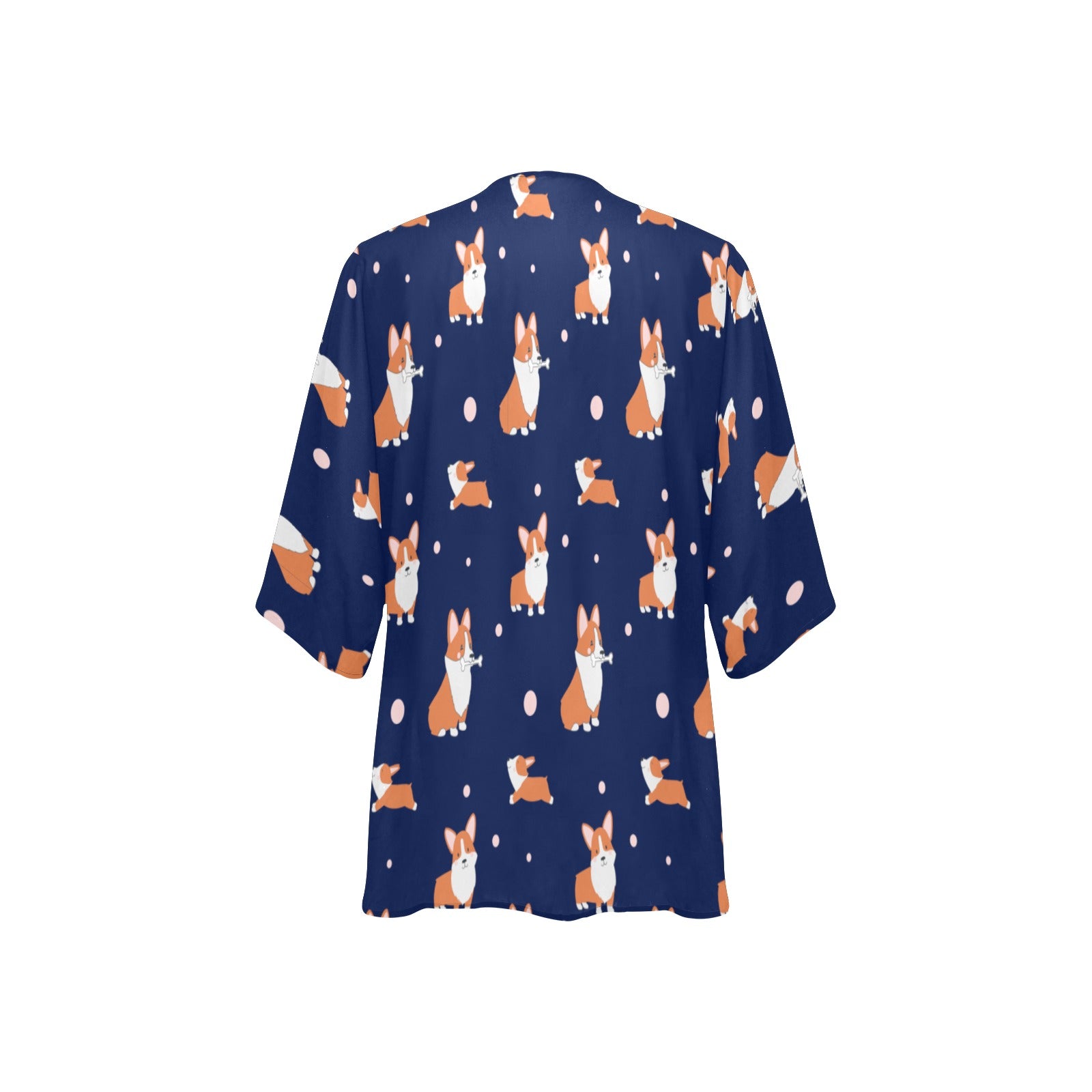 Corgi Chiffon Cover Up - Cartoon