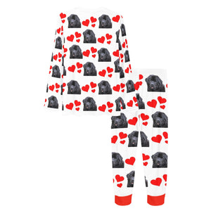 Newfoundland Hearts Long Tee Pajama Set