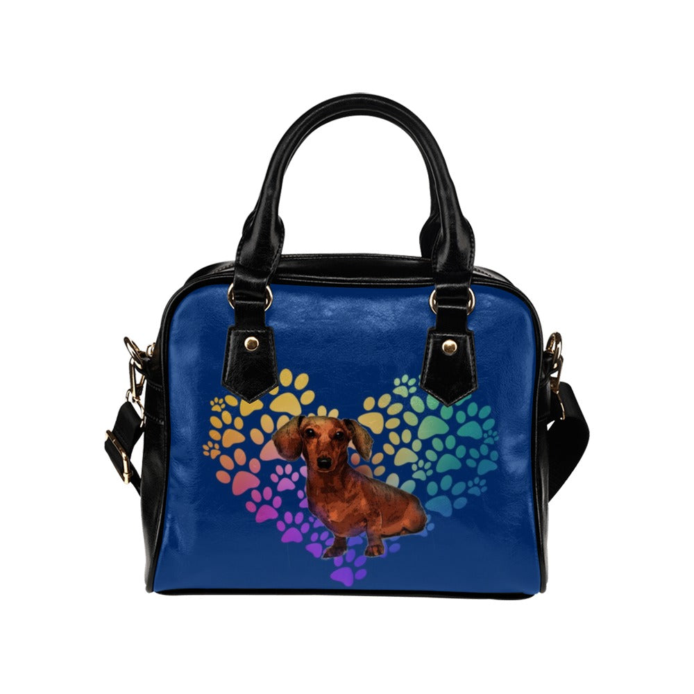 Dachshund Heart Shoulder Bag