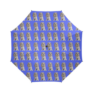 Cocker Spaniel Umbrella - Blue